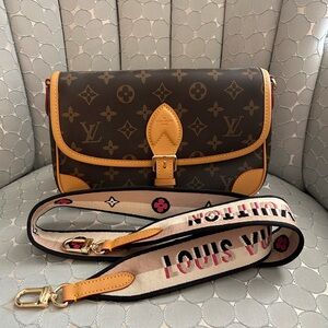 Brown Monogram Crossbody Bag